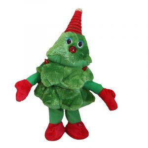 Arbre de no&euml;l, de la danse et de l'enregistrement, &eacute;lectriques, jouets en peluche - Neuf