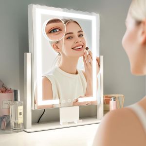 Ulteronixshop-Miroir de Maquillage avec Lumi&egrave;res Lumi&egrave;re Hollywood &Eacute;cran R&eacute;glable 360&deg; - Neuf