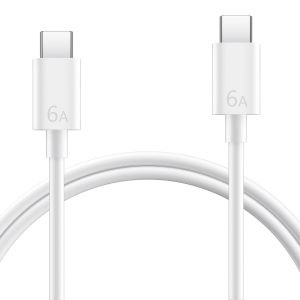 TZF-6A 100W SuperCharge C&acirc;ble USB C vers USB C pour honor Magic 7 200 Pro 300 Ultra, 1m C&acirc;ble Type C Charge Rapide pour honor X9c X60 Pro Pad GT MagicPad 2 Vs3 V2 RSR 100 Pro 400 90 Lite X6b X7b - Neuf