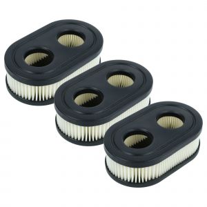 vhbw 3x filtre compatible avec Briggs & Stratton 09P702-0040-F1, 09P702-0041-F1, 09P702-0038-H1, 09P702-0039-H1 tondeuse &agrave; gazon - 11,1 x 6,7 x 3,4cm - Neuf