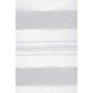 Voilage Blanc &Agrave; Jeux De Rayures - Neuf