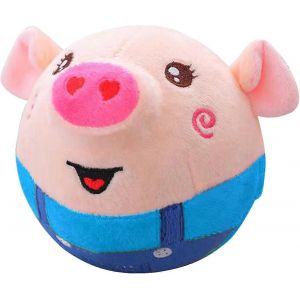 Peluche pour animal de compagnie, cochon en peluche, peluche douce, chantante et parlante, balle d'entraînement pour chien, jouet résistant aux morsures - Neuf
