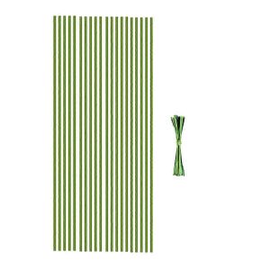 Piquets de plante,20 Pcs Jardin Vert Pliable Bâtonnets de Plante À Tige Unique - Neuf