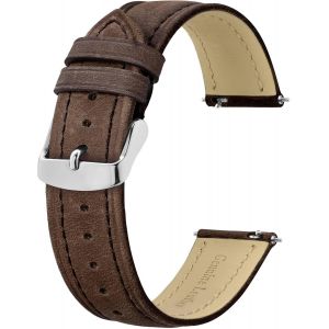 Extra Long Watch Bands 18mm 20mm 22mm 24mm Leather Bands For Men Xl Replacement Band For Large Wrist.[U1475] - Neuf