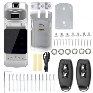 WAFU HF-010 Telecommande sans fil intelligente a empreintes digitales et mot de passe, verrouillage de securite tactile - Neuf