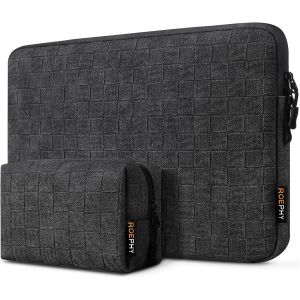 Housse De Protection &Eacute;tanche Pour Ordinateur Portable De 14-15"" Pour Macbook Air M2/M3/M4, Surface Laptop Et Ordinateurs Portables De Marque (Acer, Lenovo, Hp, Dell) - Noir/Gris[ZHUJ3272] - Neuf