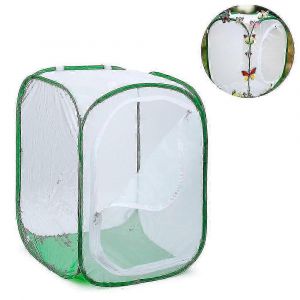 Filet Anti-Insectes Pliable Cage De Semis Incubateur Translucide Cage À Papillons,40 * 40 * 60cm - Neuf