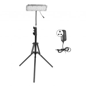 HJLIAN Lampe de physiotherapie 20 W 660 nm, support trigonal, anti-age, douleurs articulaires, lampe de luminotherapie rouge 90 LED AC 100-240 V (prise britannique) - Neuf