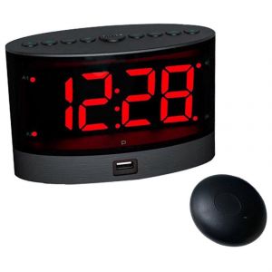 Reveil extra fort avec vibreur de lit sans fil, pour les gros dormeurs - Neuf