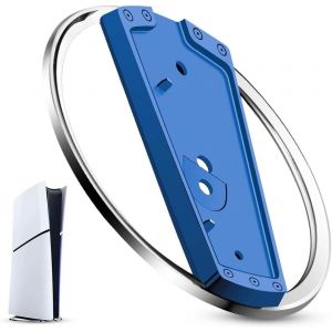 Kal-Support Vertical Pour Ps5/Ps5 Slim/Ps5 Pro, Accessoire De Jeux Vidéo, Support Ps5 Pro, Support En Acier Inoxydable Abs, Offre Stabilité Et Dissipation De La Chaleur, Support Vertical Pour Console - Neuf