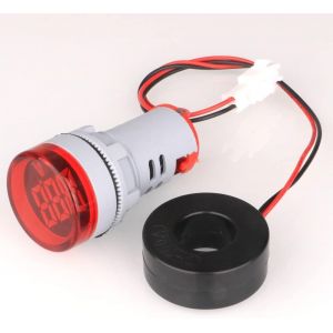 KALANKA-Mini Ampèremètre Numérique à LED, Testeur d'ampérage Numérique AC 0-100A, Moniteur d'ampère, Panneau de Signalisation LED Rouge - Neuf