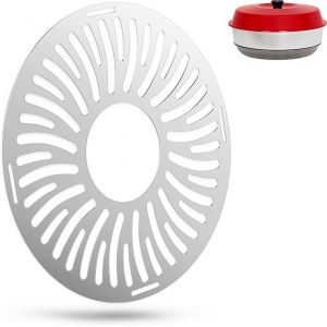 Grille de Four Omnia (2ème Niveau), Grille de Cuisson en Acier INOX V2A, Plat de Cuisson Passe au Lave-Vaisselle, Plaque de Cuisson Perforée - Neuf