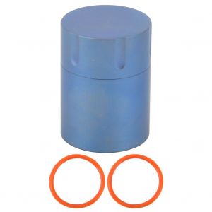 Bouteille De Pilules Etanche Et Scellee Pour Survie En Plein Air, Conteneur Edc Pour Camping (Bleu) - Neuf