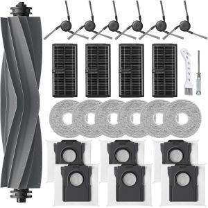 Accessoires Pour Dreame X40 Ultra Complete /X40 Ultra /X40 Master /L40 Ultra, Pour Mova P50 Pro Ultra, 1 Brosse Principale, 6 Sacs À Poussière, 4 Filtre, 6 Serpillière, 6 Brosse La[SSE7113609] - Neuf