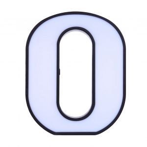 Hjlian Lampe De Nuit Led En Plastique Avec 26 Lettres De L'alphabet Anglais, Decoration En Forme De Lettre, Lumiere Blanche Pour Anniversaire, Demande En Mariage, Confession - Neuf