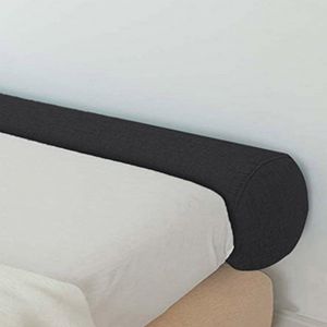 Coussin De Lit Rond Coussin Doux Cylindrique Coussin Canap&eacute; Accoudoir Soutien Pour Confortable Grossesse Sommeil Protection De Chevet (10x40cm Beige) - Neuf