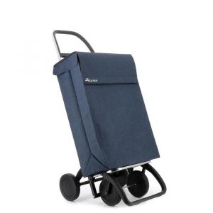 Rolser Chariot de supermarché Jean Tweed - 4 Roues - Marino - Neuf
