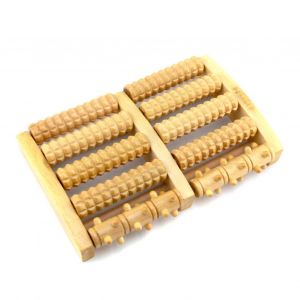 Rouleau De Massage Des Pieds Rectangulaire En Bois Pour Hommes Et Femmes, Soulage Le Stress Et Les Douleurs, Pour La Relaxation Et La Fasciite Plantaire - Neuf