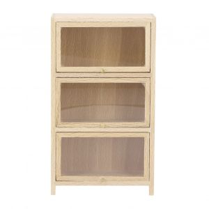 Etagere en bois pour maison de poupee 1/12, bibliotheque pour decoration de meubles de maison de poupee, accessoires de maison de poupee - Neuf