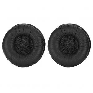 Coussinets d'oreille de remplacement universels coussin en coton noir pour casque de 55 mm - Neuf