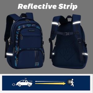 Cartable Garcon Primaire,Restez Confortable Et En Sécurité Avec Notre Sac A Dos Garcon -Doté D'Une Boucle De Poitrine Antidérapante - Neuf