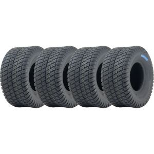 18x9.50-8 Lawnmower Grass Tyres 6ply Kevlar Reinforced Tubeless P332 (Set of 4) - Neuf
