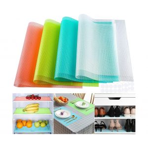 Lot De 8 Tapis De R&eacute;frig&eacute;rateur Lavables - 45 X 30 Cm, En Eva De Qualit&eacute; Alimentaire, Antid&eacute;rapants, Imperm&eacute;ables, Couleurs Personnalisables - Neuf