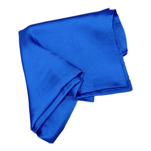 Promotion ! &Eacute;charpe / Foulard Soie 'soie &Eacute;ternelle' Bleu Roi - 190x90 Cm - Neuf