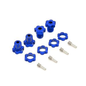 4pcs m&eacute;tal 17mm cannel&eacute; roue hexagonale adaptateur de moyeu 5353 pour E- E-T- 3.3 Summit Xo-1 Upgrade Parts,2 - Neuf