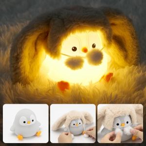 Veilleuse Enfant, Lampe De Nuit En Forme De Ventouse Deboucheur, 2 Modes D'éclairage, Lampe D'allaitement, Intensité Variable Avec Minuterie 30 Minutes, Veilleuse En Silicone À Ventouse - Neuf