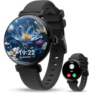 Montre Connect&eacute;e Femme Avec Appel Bluetooth,1.04 Inch Smartwatch,Montre Sport Podometre/Moniteur De Sommeil/Cardiofr&eacute;quencem&egrave;tre Avec 100+Sportifs,Etanche Ip68,Montre Femme Pour An[MON8300924] - Neuf