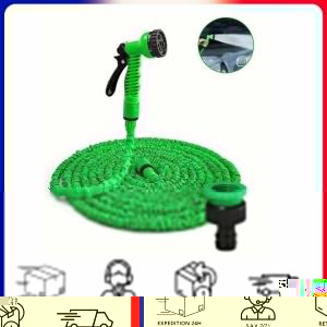 Tuyau D'arrosage R&eacute;tractable 15M Qualit&eacute; Standard & Premium L&eacute;ger - Neuf