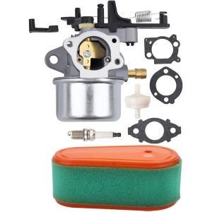 MEVRONISSHOP-Compatible avec carburateur 591137 pour tondeuse &agrave; gazon Briggs & Stratton 111P02 590948 796608 593599 Hus HU775h 75EX HU775L - Neuf