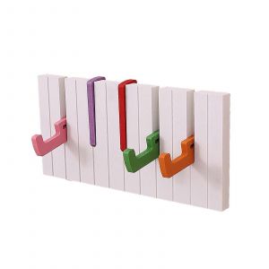 Piano,Porte-manteaux,Piano sans punch,Sticky Hook,Patères,Porte-vêtements,Sticky Rack - Neuf