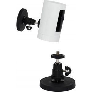 Ring Stick Up Cam/Eufy Cam/Arlo Security Camera Magnetic Mount Bracket 1/4 Screw No Drilling Super Magnetism Wall Mount Bracket - Neuf