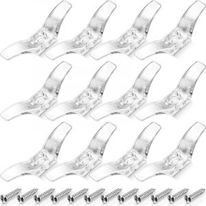 Lot De 24 Taquets De Sécurité Pour Cordons De Stores, En Plastique Transparent, Avec Vis, Pour La Maison, Le Bureau, Les Stores, Les Rideaux, Les Pare-Soleil - Neuf