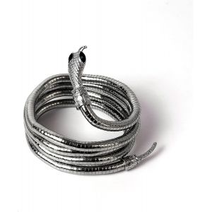 Trahoo-Collier Serpent Pliable Et Flexible Multi-Usages - Bracelet Égyptien Réglable, Choker Gothic Punk Hip Hop - Bijoux Halloween Pour Femme Et Homme - Neuf