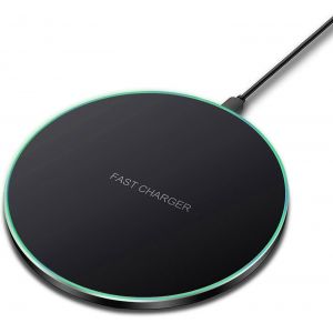 Chargeur Sans Fil Rapide 20 W Chargeur À Induction Station De Charge Compatible Avec Iphone 15 14 13 12 11 Pro Max/Pro/Mini/Xs/Xr/X/8 Plus;Samsung Galaxy S24/S23/S22/S21/S20/S10 Série,Note 20/10 - Neuf