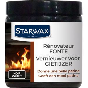 Cast iron and steel renovator for stove,fireplace and barbecue-Gives a beautiful patina-Odourless-single-layer-black colour-200 ml - Neuf