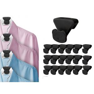 Lot de 36 crochets de fixation pour cintres, pour une organisation optimale de votre dressing. - Neuf