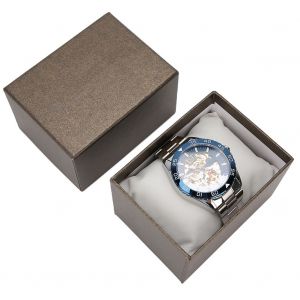 Forsining Montre Mecanique Automatique Creuse Haut De Gamme Pour Homme, Bracelet En Acier Etanche - Neuf