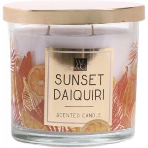 Grande Bougie En Verre Parfum&eacute;e D'&eacute;t&eacute; Avec Double M&egrave;che &iquest; 350 G, 30 Heures De Combustion, D&eacute;coration D'int&eacute;rieur, Cadeau D'anniversaire, D&eacute;coration D'int&eacute;rieur, Etc - Neuf