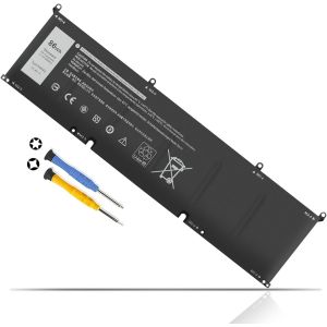 86Wh 69KF2 Battery for Dell XPS 15 9500 9510 9520 9530 Precision 5550 5560 5570 A lienware M17 R3 R4 M15 R5 R6 R7 2020 2021 Inspiron 16 Plus 7610 7620 G7 15 7500 G15 5510 5511 5515 5520 5521 5525 - Neuf
