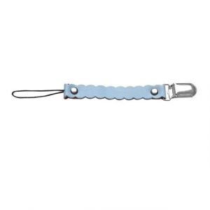 Attache-T&eacute;tine Cha&icirc;ne-3 Pcs Wave Cuir Porte-T&eacute;tine Fermoirs-Bleu Bleu - Neuf