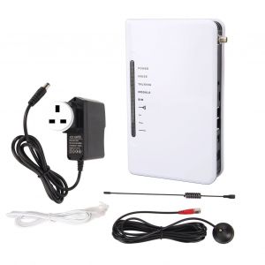 Terminal fixe sans fil quadribande 4G GSM, signal antipodal pris en charge, appelant de bureau GSM pour bureau, magasin, prise britannique 100-240 V - Neuf