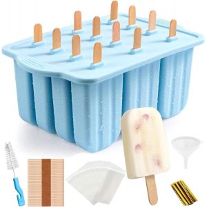 Kal-Moules À Glace En Silicone - Moule À Glace Créatif - Moule À Glace Pour Glace À Bâtonnets - Réutilisable - Légers - Sans Bpa - Bleu A - Neuf