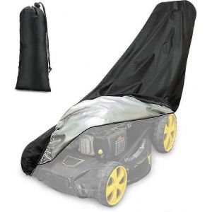 Housse De Tondeuse À Gazon 190T,Étanche À L'eau,Étanche À La Poussière Et Anti-UV,Avec Cordon De Serrage Et Sac De Rangement Compatible Extérieur/Intérieur - 188 X 99 X 63,5 Cm (Bélier) - Neuf