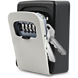 Utigh-Boite À Clé Sécurisée, Boite A Clefs Murale Code, Etanche Boite À Clef, Avec Code À 4 Chiffres, Alliage De Zinc, Pour Maison École Garage Usine Bureaux - Neuf