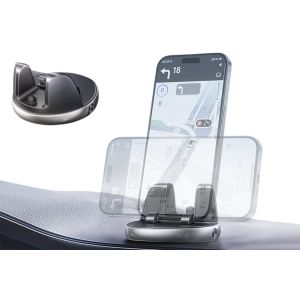 Lot de 2 supports de t&eacute;l&eacute;phone de voiture rotatifs &agrave; 360 degr&eacute;s pour tableau de bord, compatibles avec les t&eacute;l&eacute;phones de 4,7 &agrave; 7 pouces - Neuf