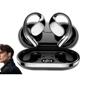 &Eacute;couteurs intra-auriculaires avec traducteur IA, 115 langues, Bluetooth 5.4, noir - Neuf